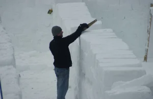 W Zakopanem powstała gigantyczna budowla ze śniegu. Będzie rekord Guinessa?