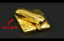 Przekształcanie starej biżuterii w czyste sztabki złota