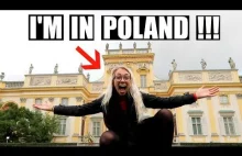Dziewczyna bardzo się cieszy z wizyty w Polsce