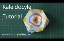Niesamowita zabawka z papieru: Kaleidocycle tutorial