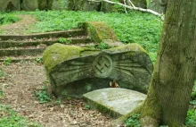 W środku polskiego lasu przetrwał hitlerowski cmentarz