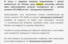 nazwa.pl blokuje za kopanie kryptowalut