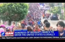 USA: 1500+ imigrantów stworzyło kolumnę, która chce się przedrzeć przez granice