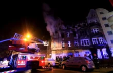 Wrocław: Groźny pożar w centrum. Nie żyją dwie osoby