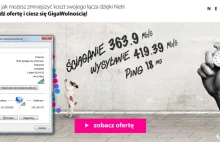 W ofercie Netii łączą o przypływnościach do 900 Mb/s (✌ ﾟ ∀ ﾟ)☞