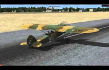 Lot samolotem Lublin RXIIID w Microsoft Flight Simulator