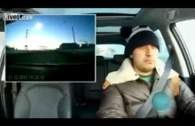 Reakcja pewnego Rosjanina na lecący meteoryt