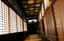 "Słowicza podłoga" na zamku Nijō w Kioto