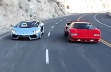 Lamborghini Countach vs. Aventador Roadster