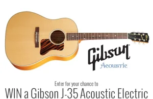 PG Giveaways: Gibson J-35 Acoustic Electric