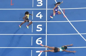 Rio 2016: Shaunae Miller nurkuje po złoto w biegu na 400 m