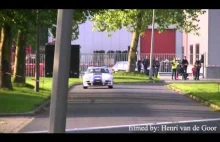 Wypadek Porsche na rajdzie Hellendoorn