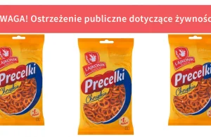Ostrzeżenie publiczne dotyczące żywności: Wycofanie produktu „Precelki...