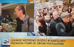 Protest medyków - Mówią, że to protest głodowy, a tutaj jest MAGAZYNEK ŻYWNOŚCI