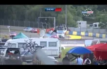 Koszmarny wypadek na treningu przed 24 godzinnym wyścigiem Le Mans 2014 !