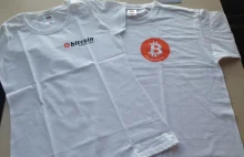 Koszulki z Logo Bitcoin i Bitcoin accepted here - Flying Atom