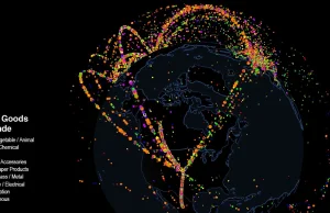 Interaktywna mapa światowego handlu