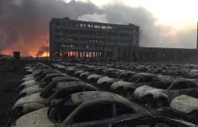 Teren po eksplozji w Tianjin