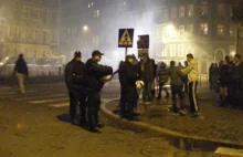 Nowy Rok w Poznaniu powitali podpaleniem radiowozu