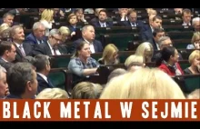 Komunikat Ministerstwa Prawdy nr 595: Black metal w Sejmie