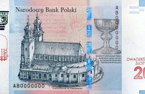 Nowy banknot 20 zł NBP.