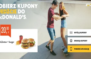 Dwa nowe kupony rabatowe McDonald ważne od 11 lipca