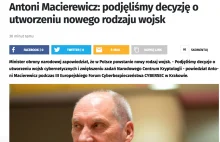 W Polsce powstanie nowy rodzaj wojska. Nareszcie. Inni już go mają