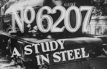 Study In Steel - dokument z 1935r. pokazujący produkcję lokomotywy parowej