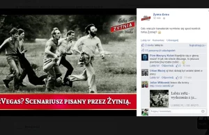 Reklama Żytniej na Facebooku