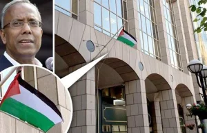 Żydowscy wandale zdarli flagę Palestyny z ratusza w Tower Hamlets