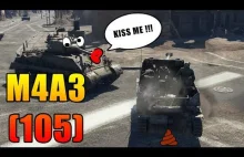 M4A3 (105) - WarThunder Gameplay...