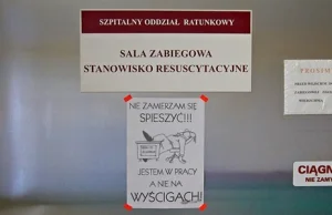 Niewybredny żart w tarnobrzeskim szpitalu na który przymykano oko