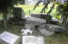 Profanacja na cmentarzu w Werchracie