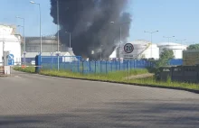 Pożar pompowni w rafinerii gdańskiej