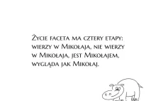 Cztery etapy życia faceta. Świątecznie