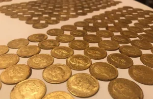 Skarb 234 złotych monet znalazł detektorysta w okopie z I Wojny Światowej!