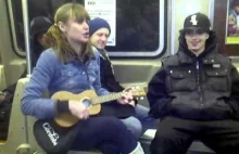 "Koncert" Nowojorskim metrze