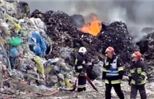 Od ponad tygodnia płonie wysypisko śmieci w Wielkopolsce, musi pomagać wojsko
