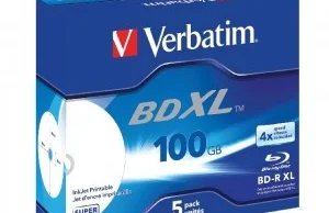 Nowe płyty Blu-ray o pojemności 100 GB od Verbatim
