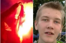 Narodowcy pobili i poniżyli chłopaka, który miał spalić flagę Ukrainy