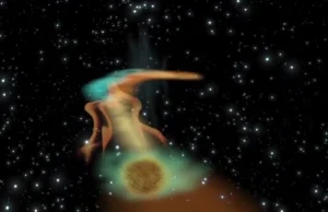 Rozerwanie super-Jowisza przez czarną dziurę