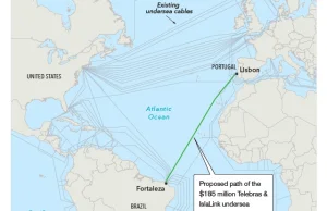 Światłowód połączy Brazylię i Portugalię by ominąć kontrolę NSA