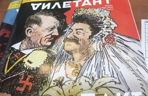 Rosja: karykatura Józefa Stalina w sukni ślubnej wywołała skandal