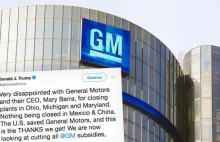 Trump grozi General Motors "odebraniem subwencji"