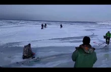 Fala zmusza rybaków do ucieczki