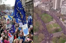 Ponad milion osób wyszło na ulice Londynu w proteście przeciwko Brexitowi