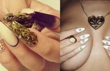 Paznokcie żelowe z marihuaną - nowa moda z instagrama