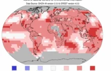 Globalny klimat: 2017 3. najcieplejszym rokiem w historii.