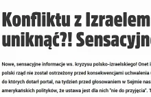 Izrael-Polska: kto wygrywa ten konflikt i kto go nakręca?