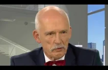 Janusz Korwin-Mikke w polityce przy kawie kontra Justyna Dobrosz-Oracz 24.4.2015